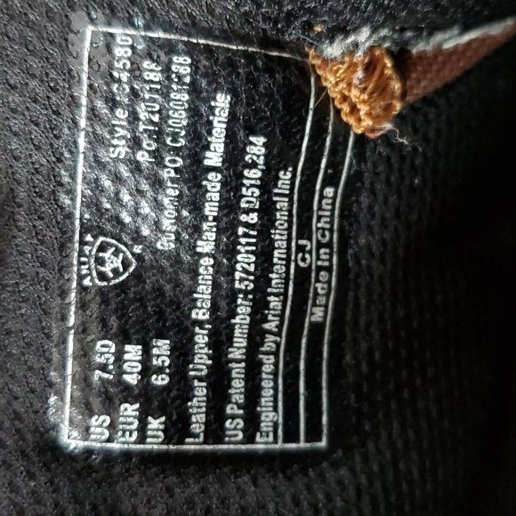 Ariat Copper Terrain Brown Waterproof Mens Hiker Boots 34527(10002183) Size 7.5 - Picture 17 of 17